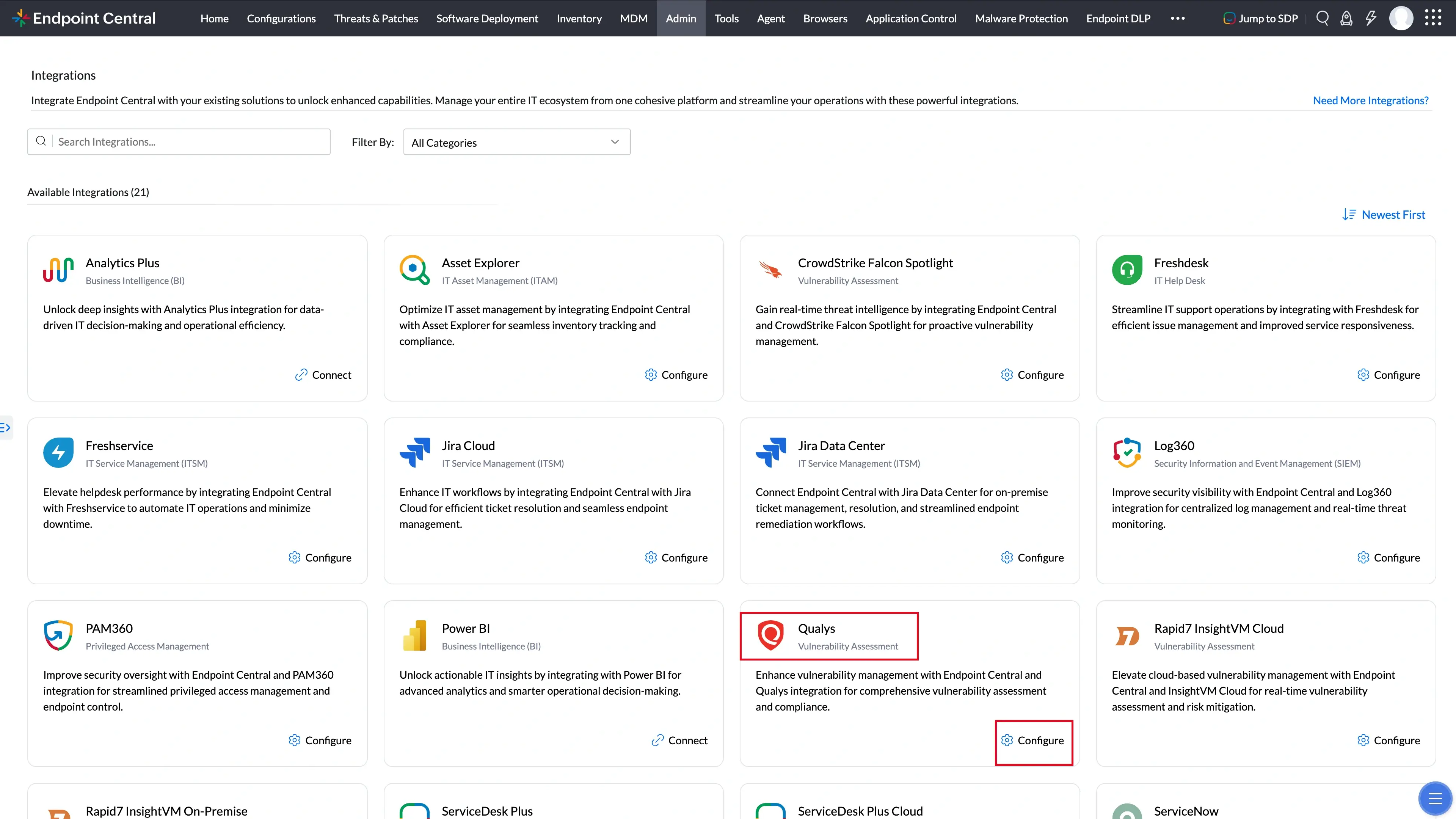 Qualys Navigation Qualys Navigation