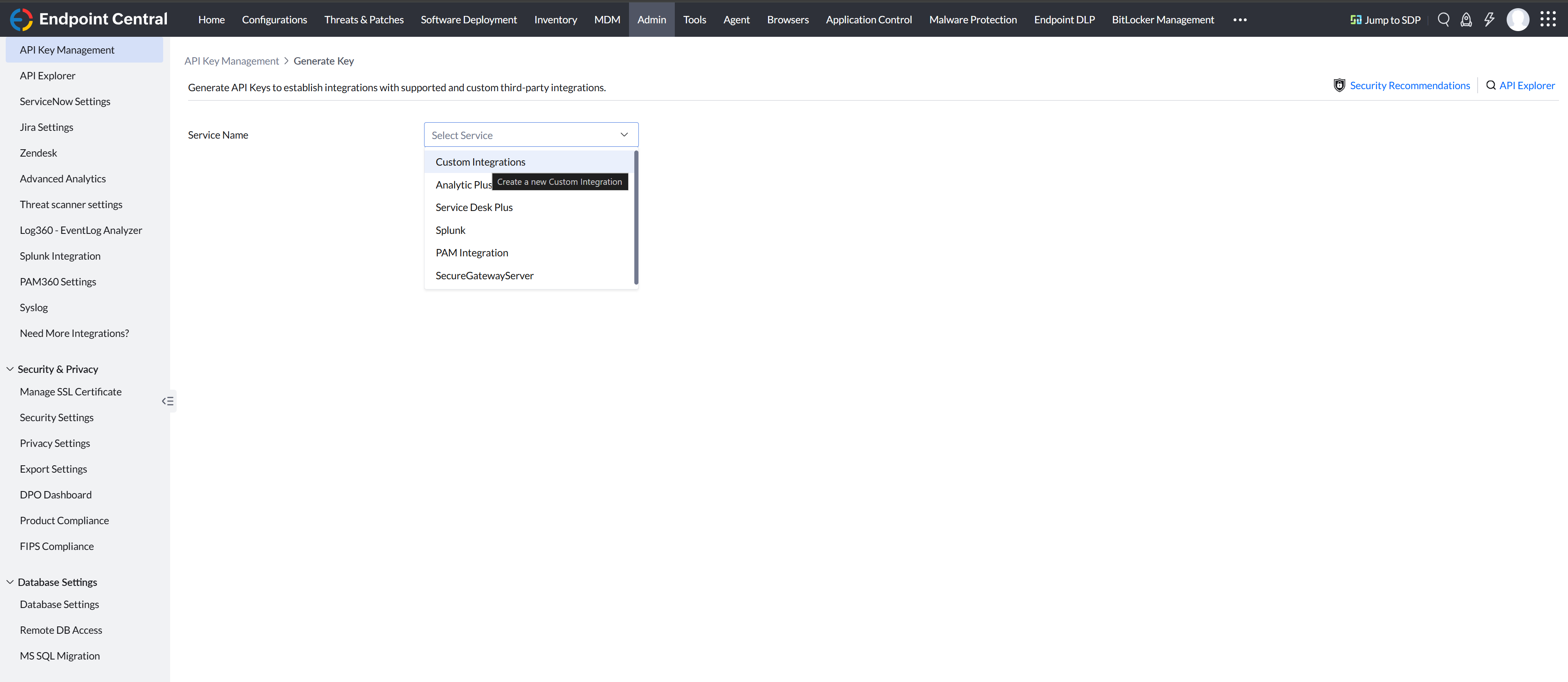 Migration Tool - Custom Integration