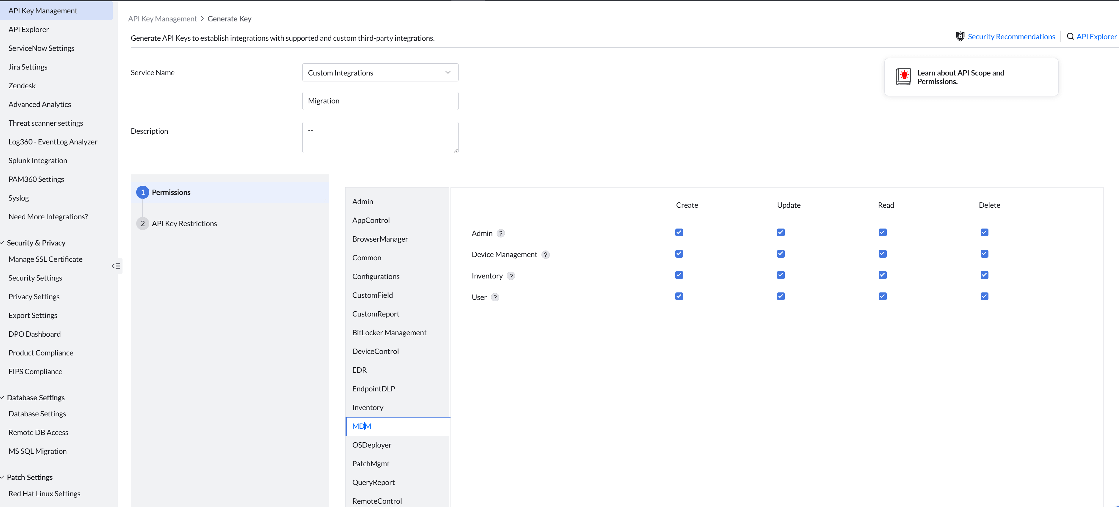 Migration Tool - Enable All Permissions