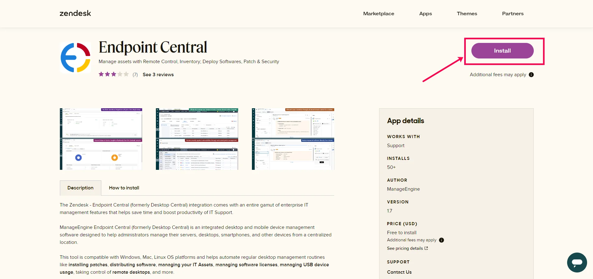 App in Zendesk Marketplace App in Zendesk Marketplace