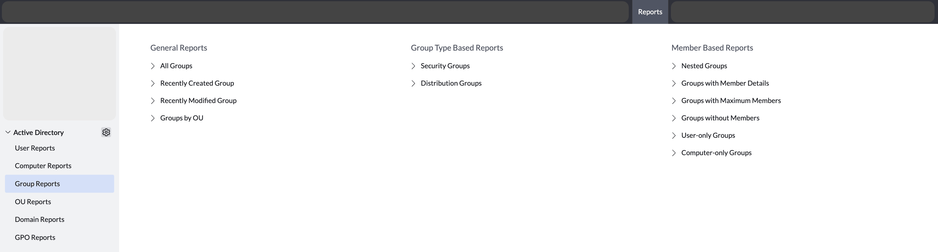 type-of-ad-group-reports Types of AD group reports