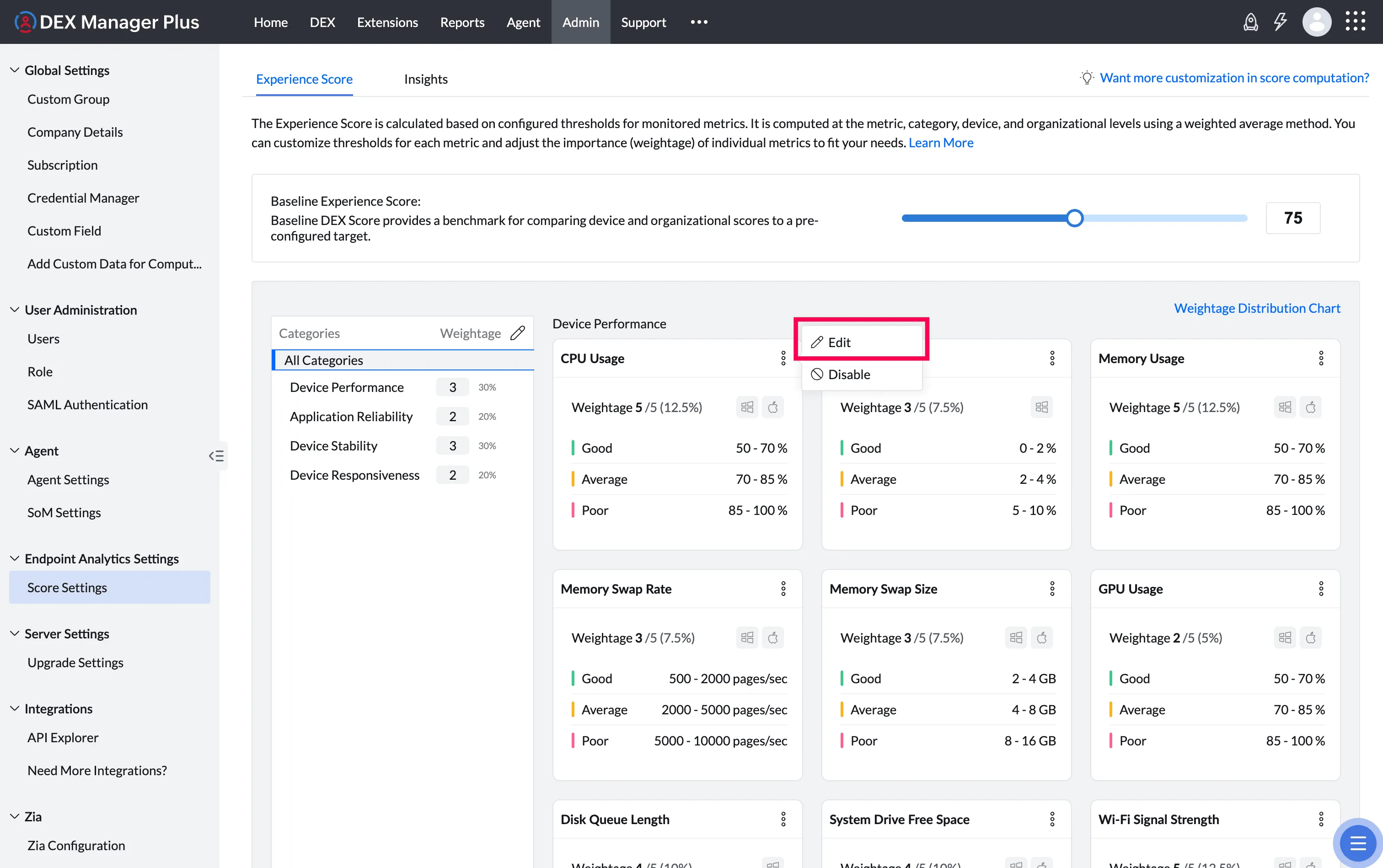 1 configuring metric thresholds screenshot 1