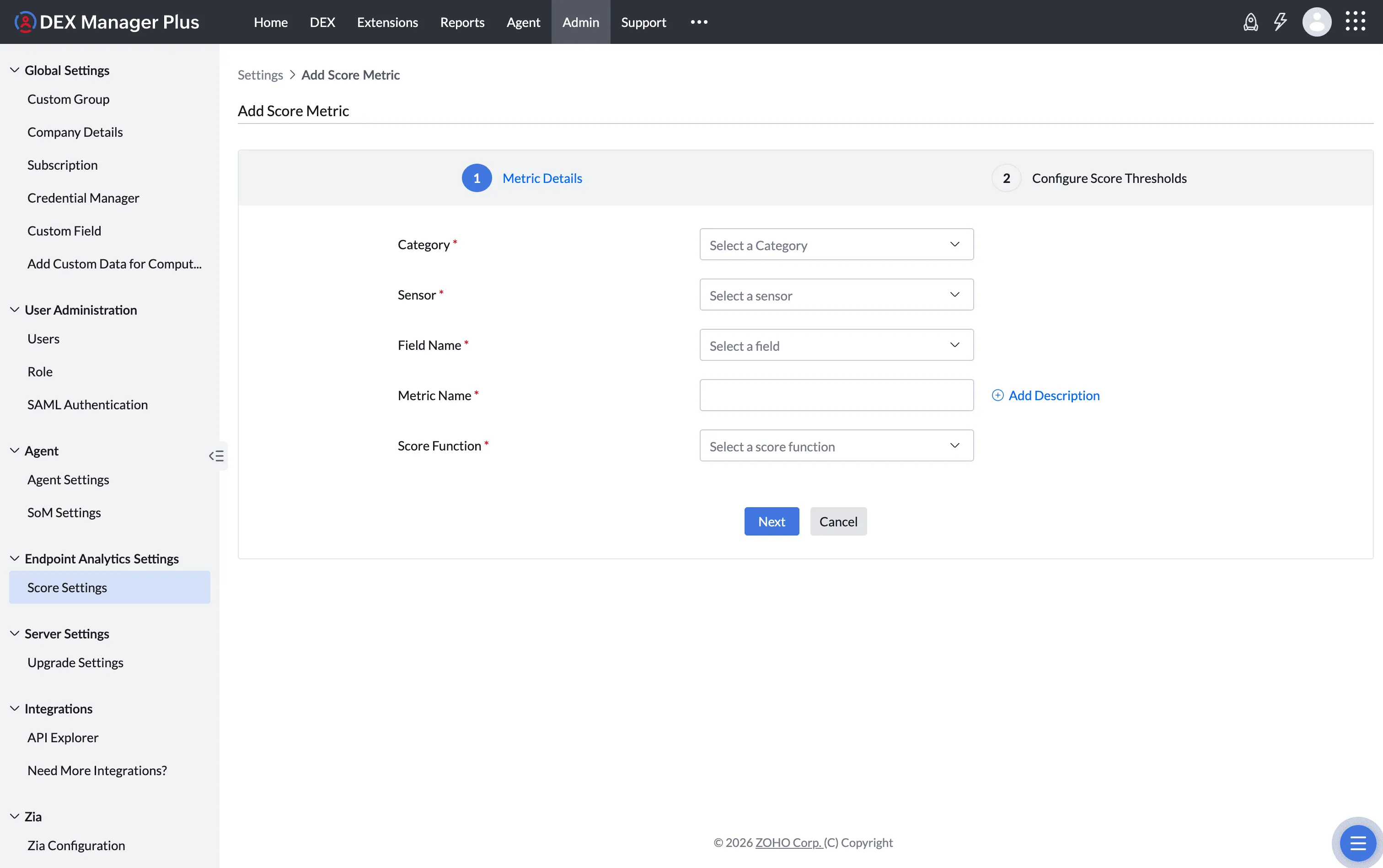 7 adding a custom metric screenshot 1