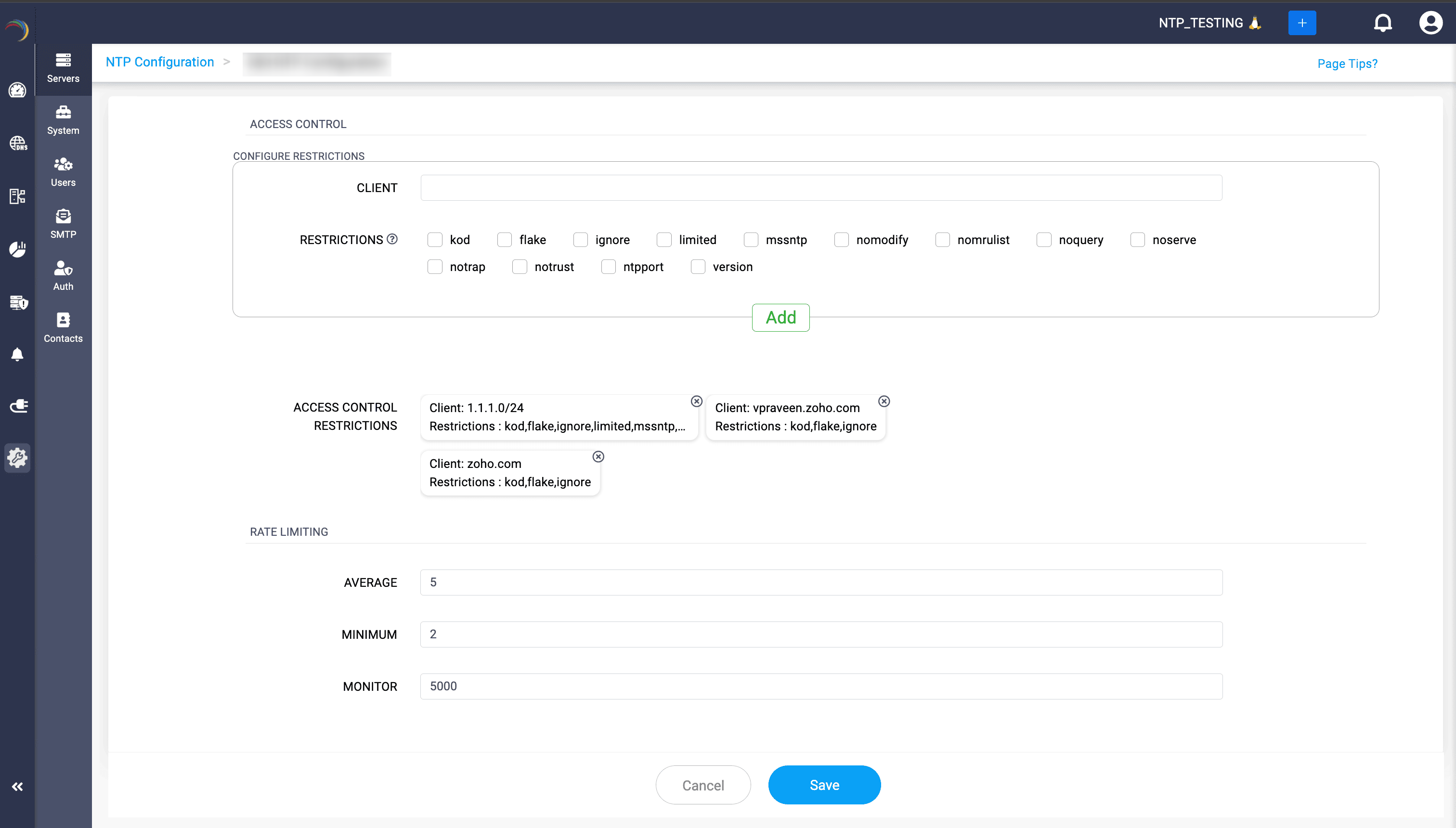 Cross-region resource view