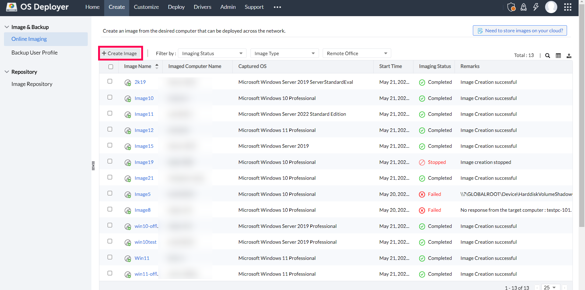 win10img-ManageEngineOS Deployer win10img-ManageEngineOS Deployer