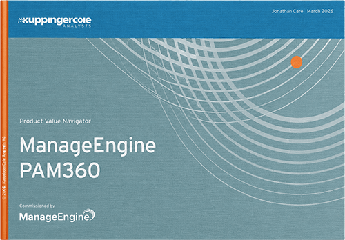 ManageEngine PAM360 report cover