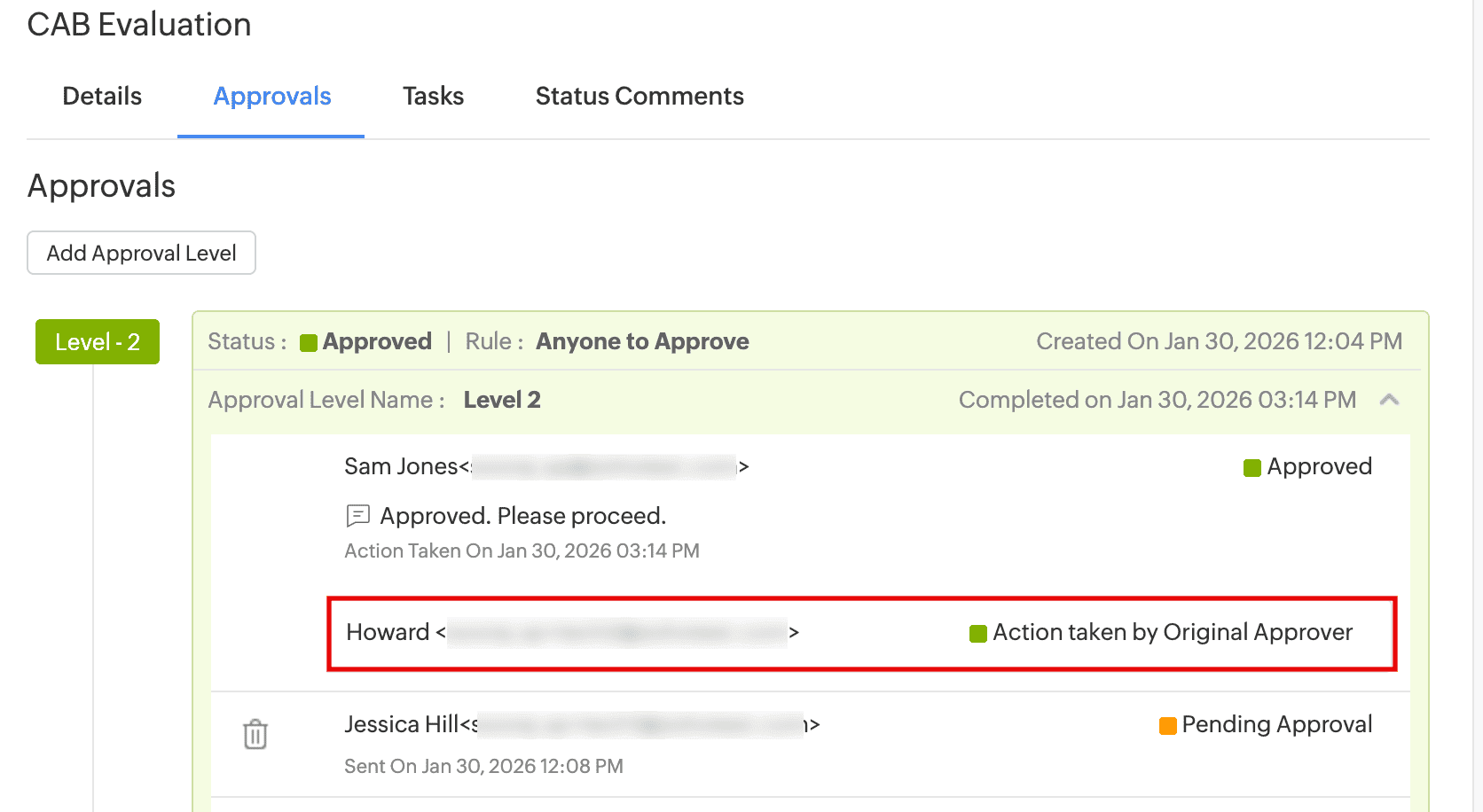New Delegation Settings