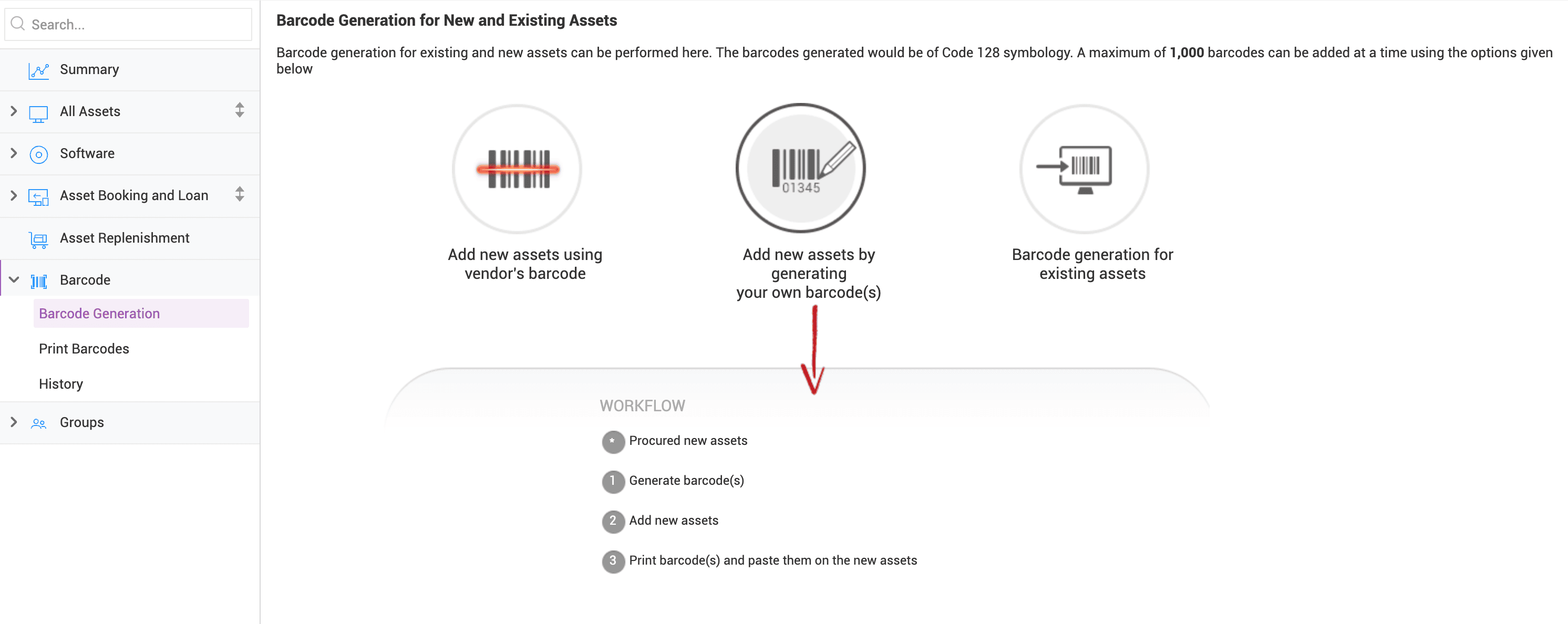 Barcode and QR code asset scanning in ServiceDesk Plus