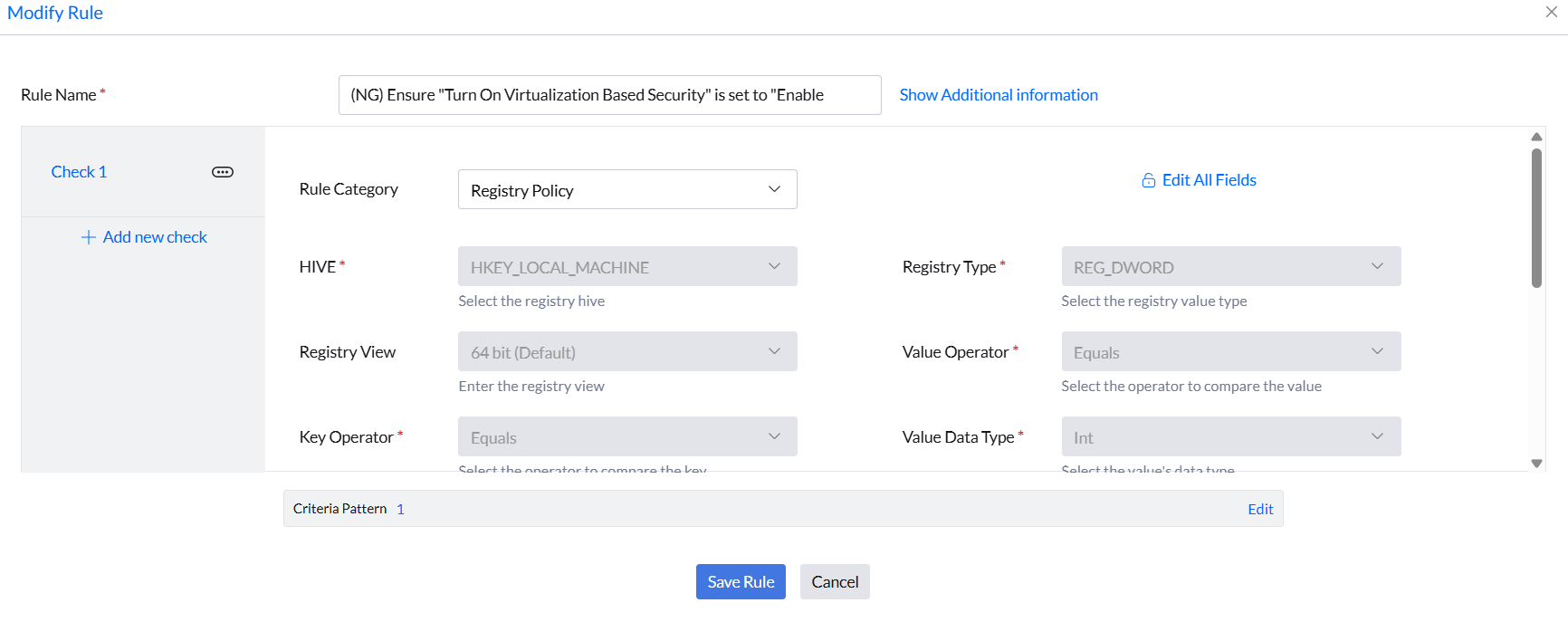 Compliance Customization