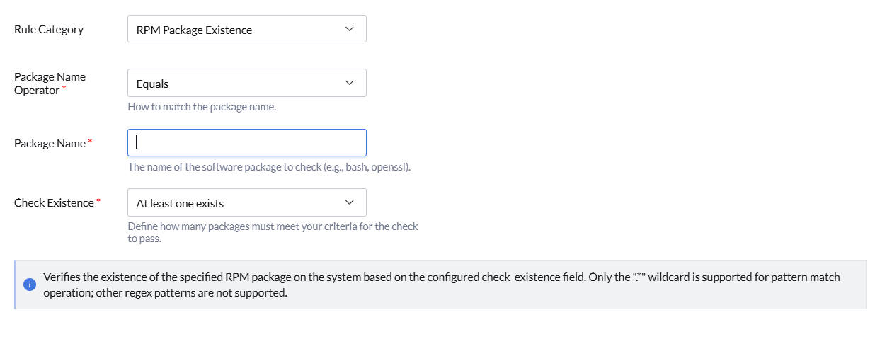 RPM Package Existence rule